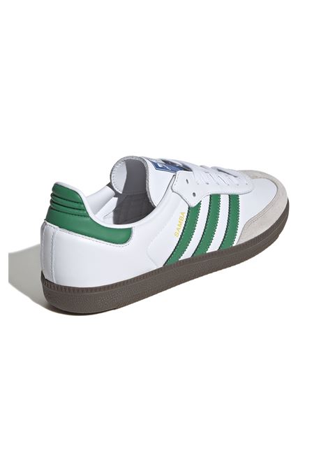 Adidas Samba OG Shoes White Green Women ADIDAS ORIGINALS | Sneakers | IG1024-